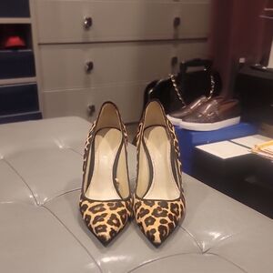 Zara Leopard Print Heels